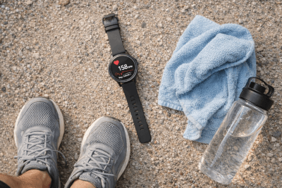 Juoksukello näyttää sykkeen juoksulenkin jälkeen