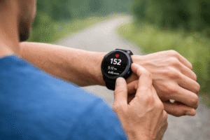 Sykealueet juoksussa urheilukellolla mitattuna