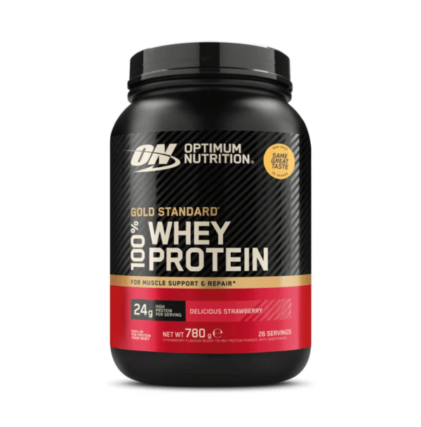 Optimum Nutrition Gold Standard 100% Whey proteiinijauhe lihasten kasvuun