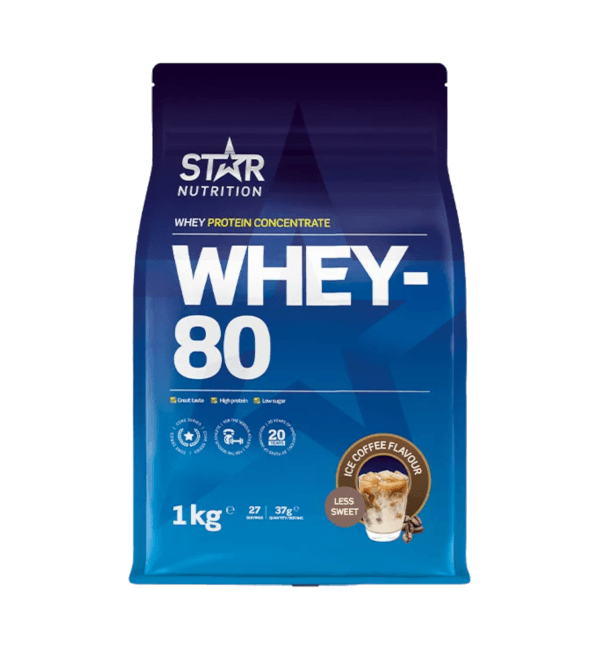 Star Nutrition Whey-80 heraproteiini hinta-laatusuhteeltaan hyvään käyttöön